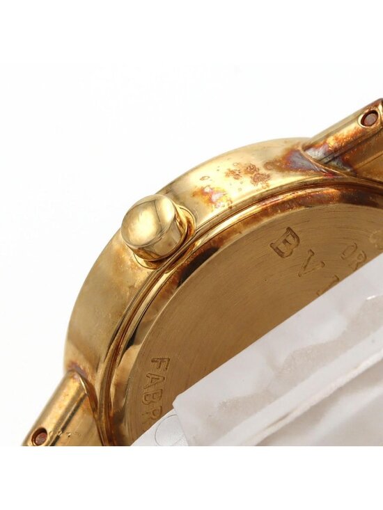 Bvlgari Bulgari Tubogas L 12 YG Quartz Watch
